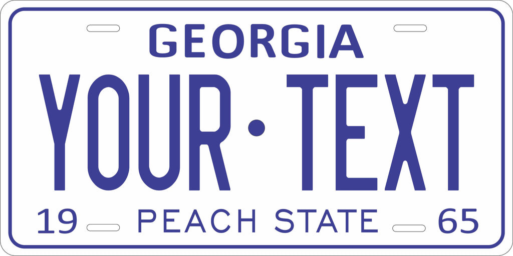Georgia USA 1965 License Plate Personalized Novelty Fun Car Bike Motorcycle