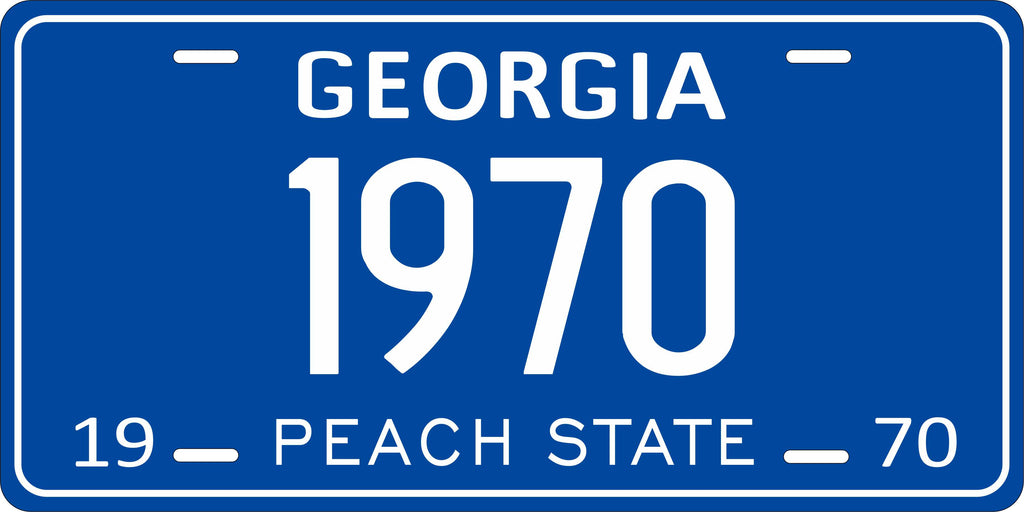 Georgia USA 1970 License Plate Personalized Novelty Fun Car Bike Motorcycle