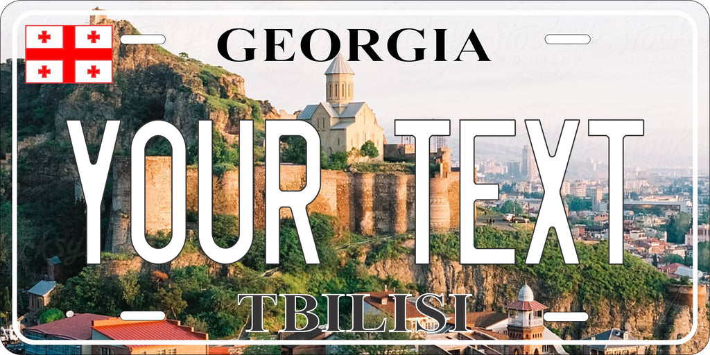 Tbilisi Georgia Country City License Plate personalized Novelty Fun Car Bike Motorcycle