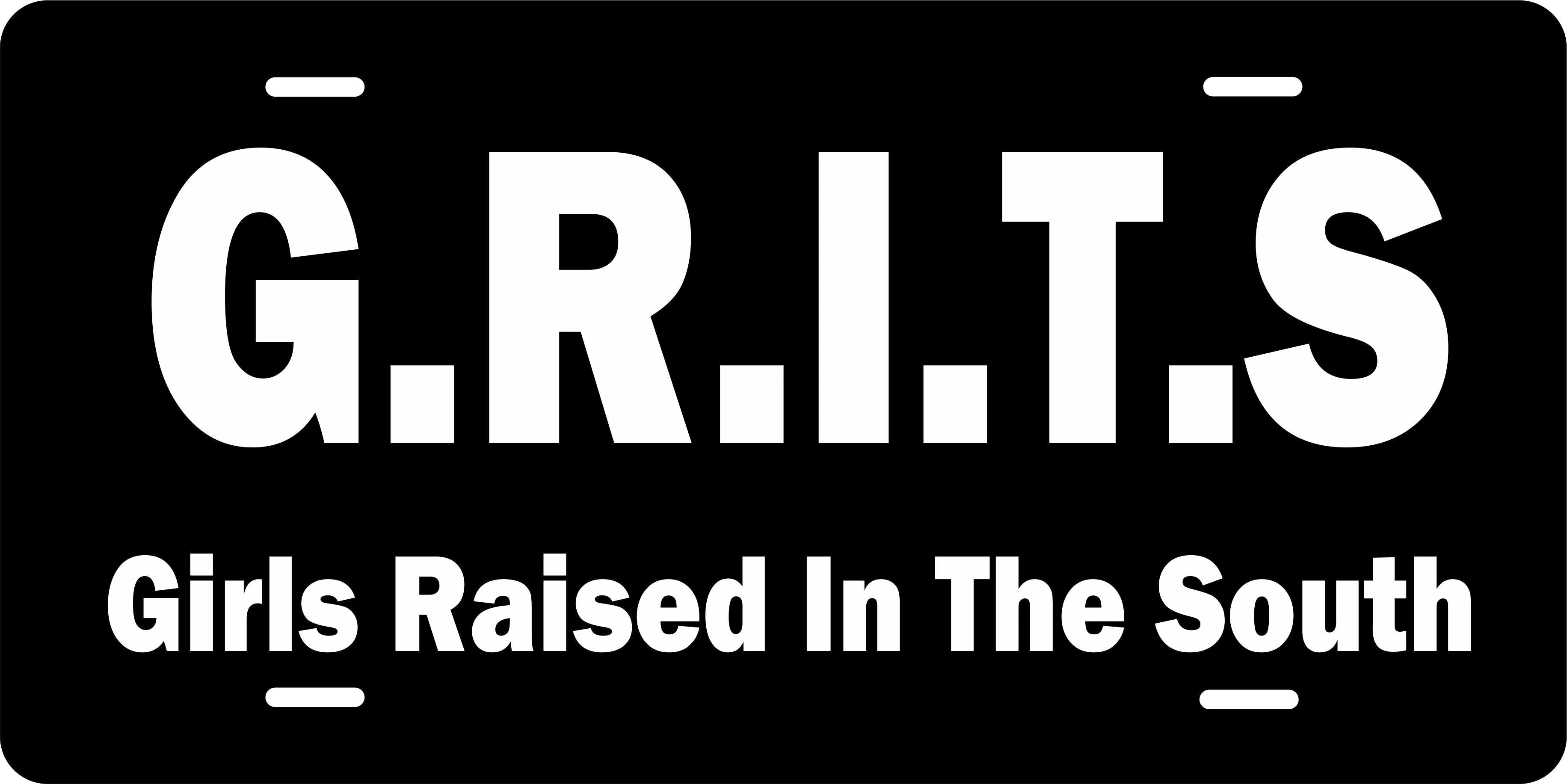 GRITS Christian License Plate personalized Novelty Fun Car Bike Motorcycle