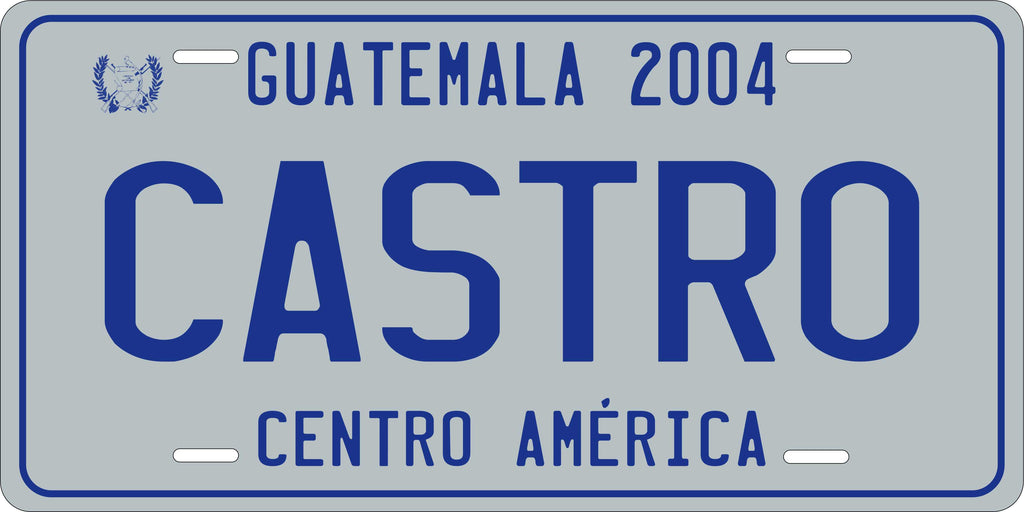 Guatemala 2004 CSA License Plate Custom Novelty Car Bike Motorcycle
