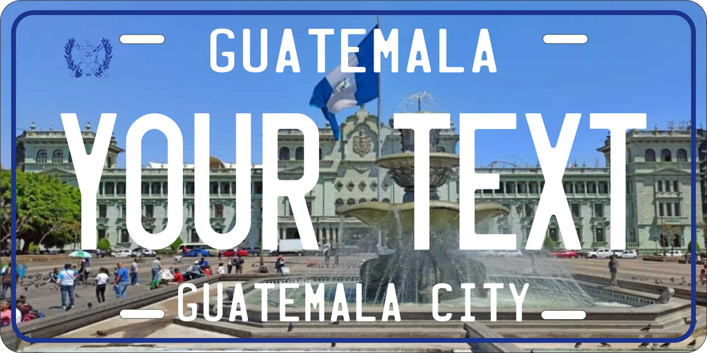 Guatemala City CSA License Plate Custom Novelty Car Bike Motorcycle