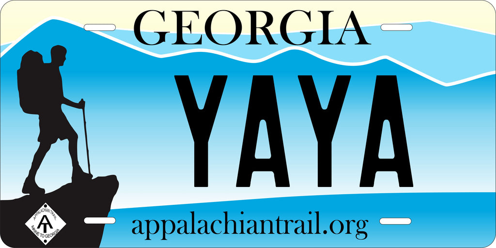 Georgia USA Appalachian Trail License Plate Personalized Novelty Fun Car Bike Motorcycle