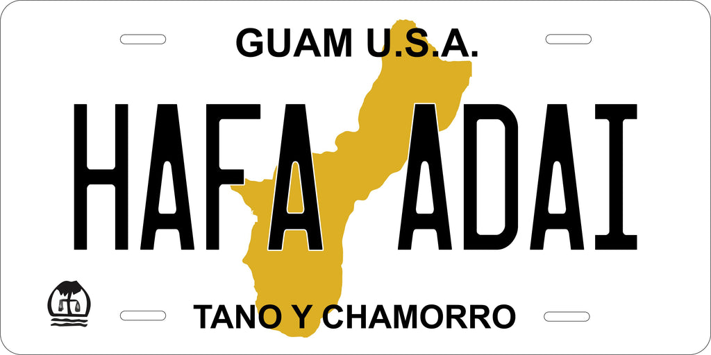 Guam 1994 US Territory License Plate Personalized Novelty Fun Car Bike Motorcycle