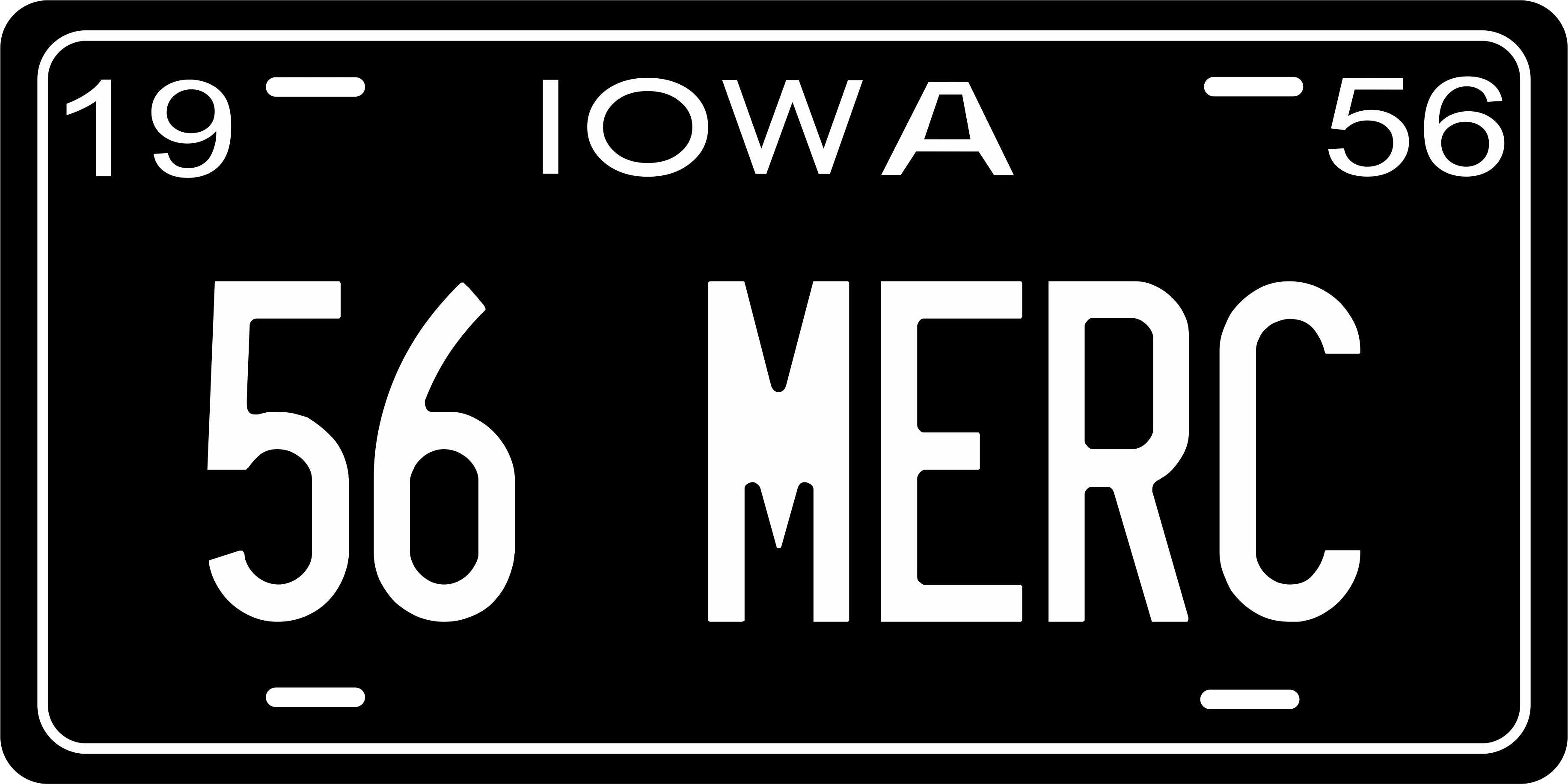 Iowa 1956 License Plate Yellow personalized Novelty Fun Car Bike Motorcycle