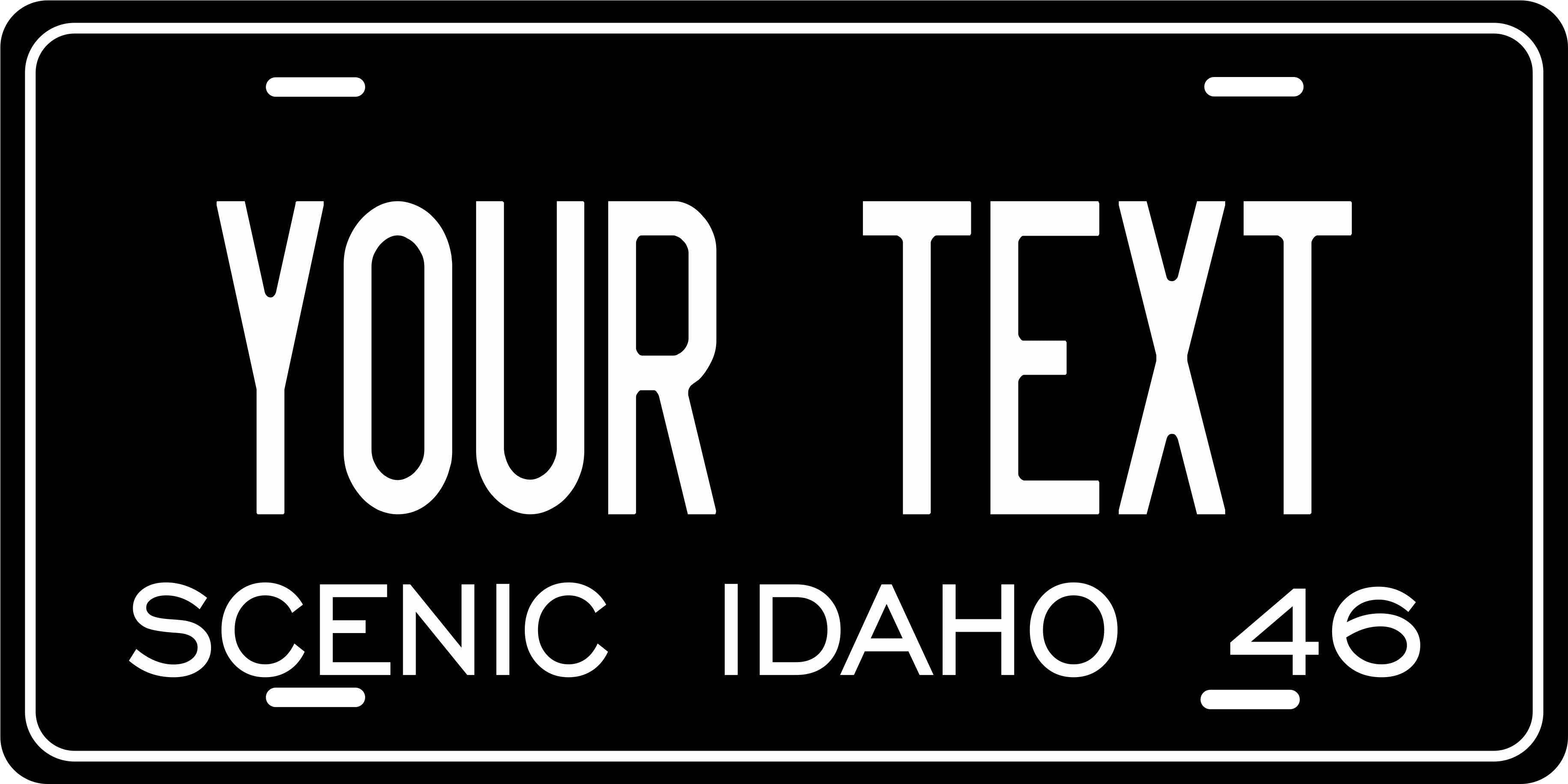 Idaho 1946 License Plate Personalized Novelty Fun Car Bike Motorcycle