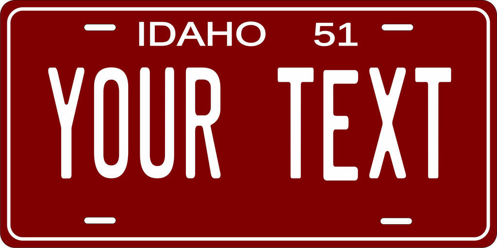 Idaho 1951 License Plate Personalized Novelty Fun Car Bike Motorcycle