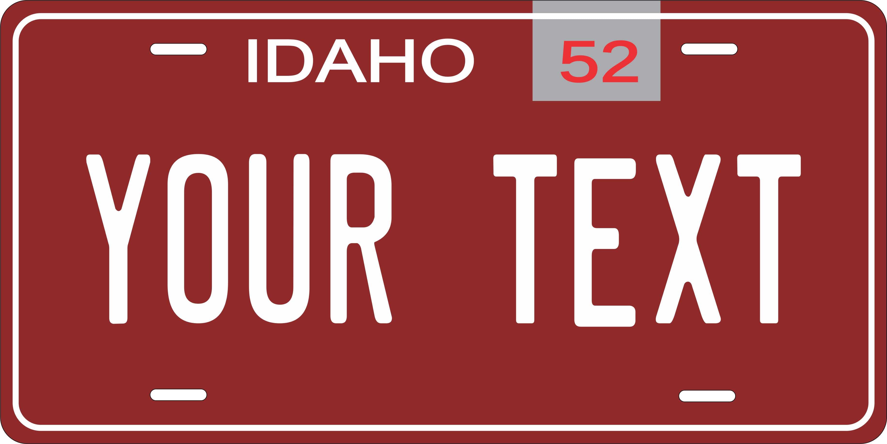 Idaho 1952 License Plate Personalized Novelty Fun Car Bike Motorcycle