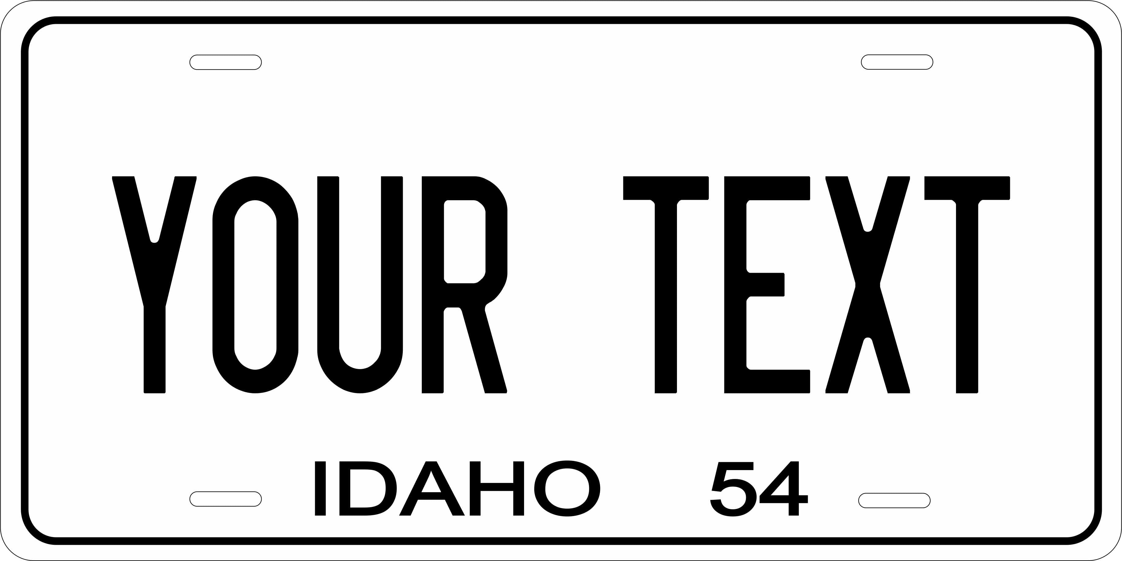 Idaho 1954 License Plate Personalized Novelty Fun Car Bike Motorcycle