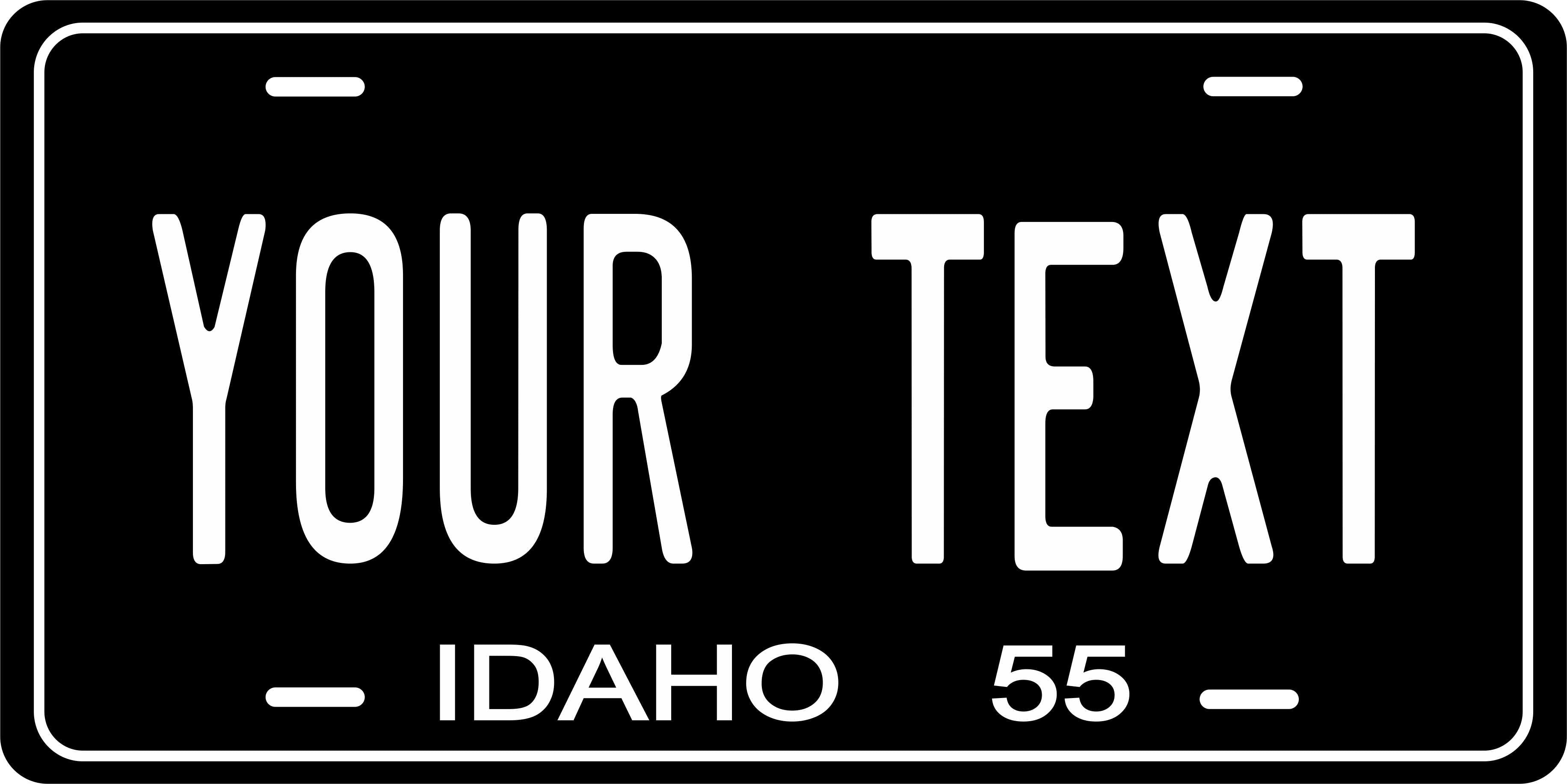 Idaho 1955 License Plate Personalized Novelty Fun Car Bike Motorcycle