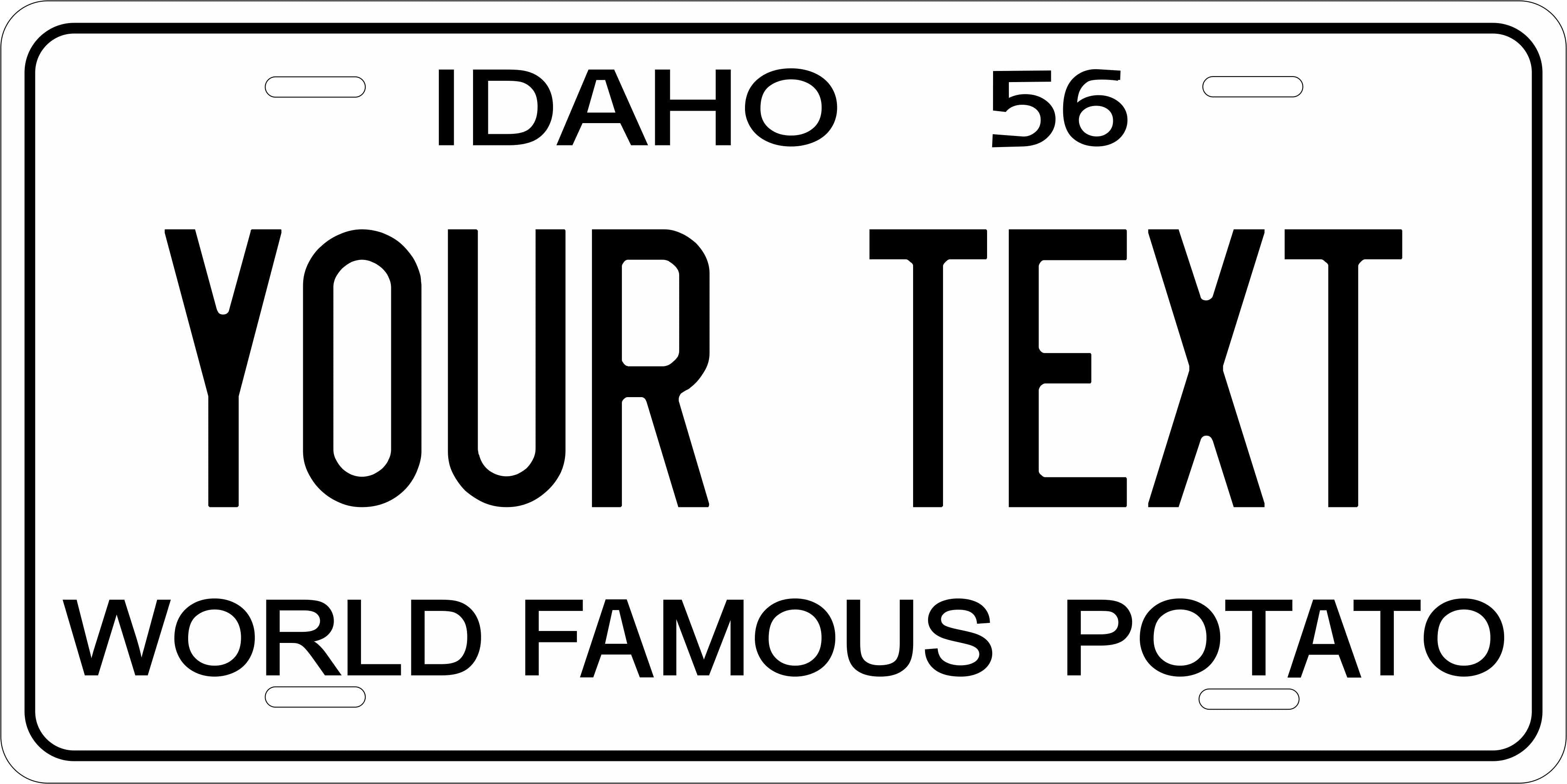 Idaho 1956 License Plate Personalized Novelty Fun Car Bike Motorcycle
