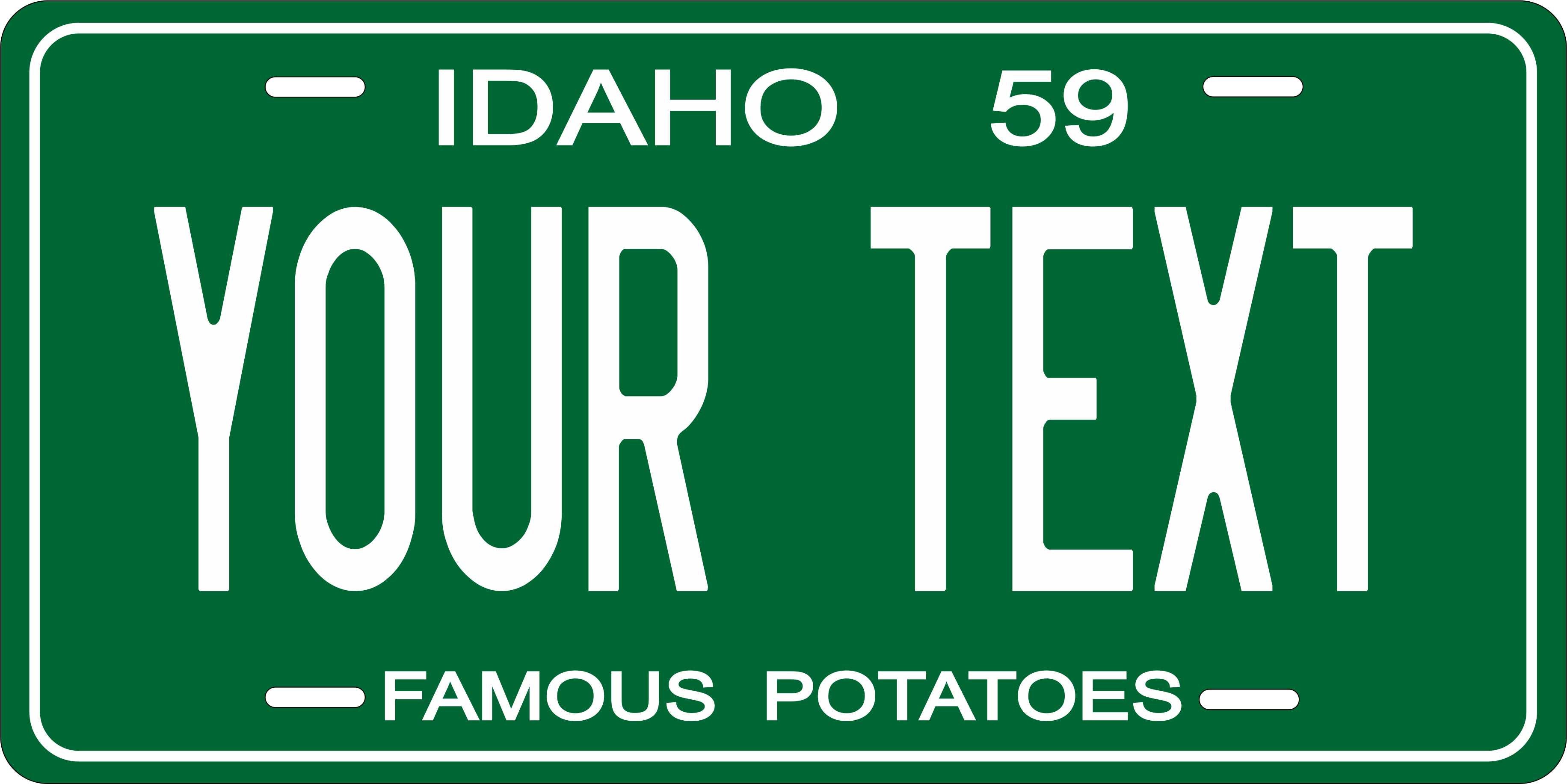 Idaho 1959 License Plate Personalized Novelty Fun Car Bike Motorcycle