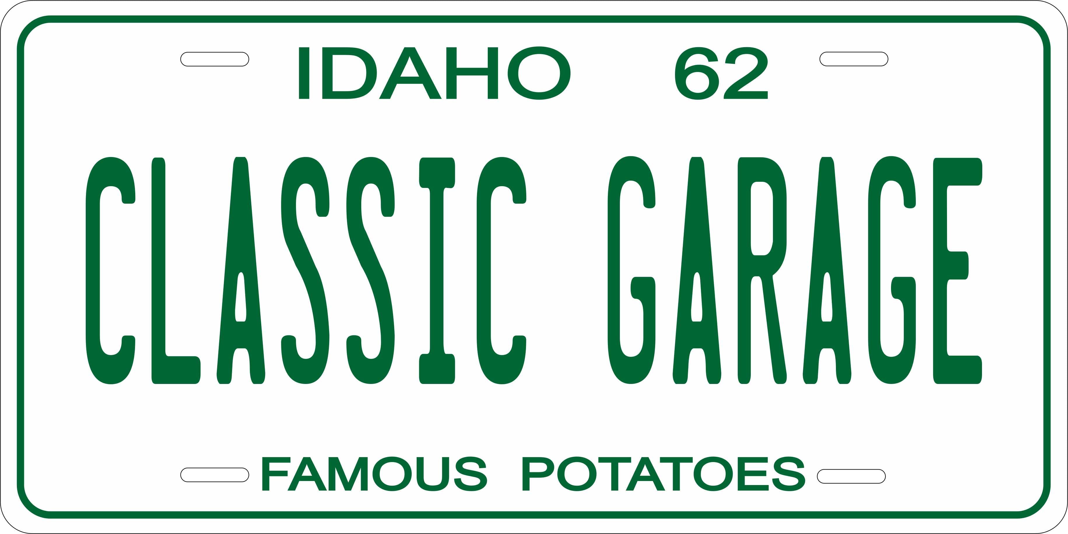 Idaho 1962 License Plate Personalized Novelty Fun Car Bike Motorcycle