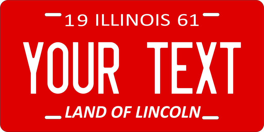 Illinois 1961 License Plate Personalized Novelty Fun Car Bike Motorcycle