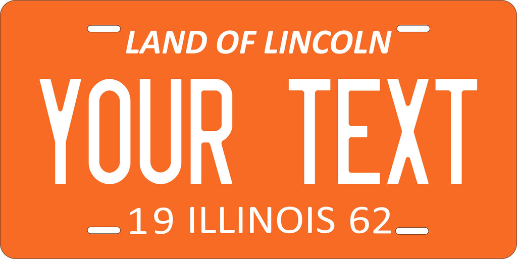 Illinois 1962 License Plate Personalized Novelty Fun Car Bike Motorcycle