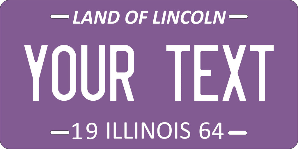 Illinois 1964 License Plate Personalized Novelty Fun Car Bike Motorcycle