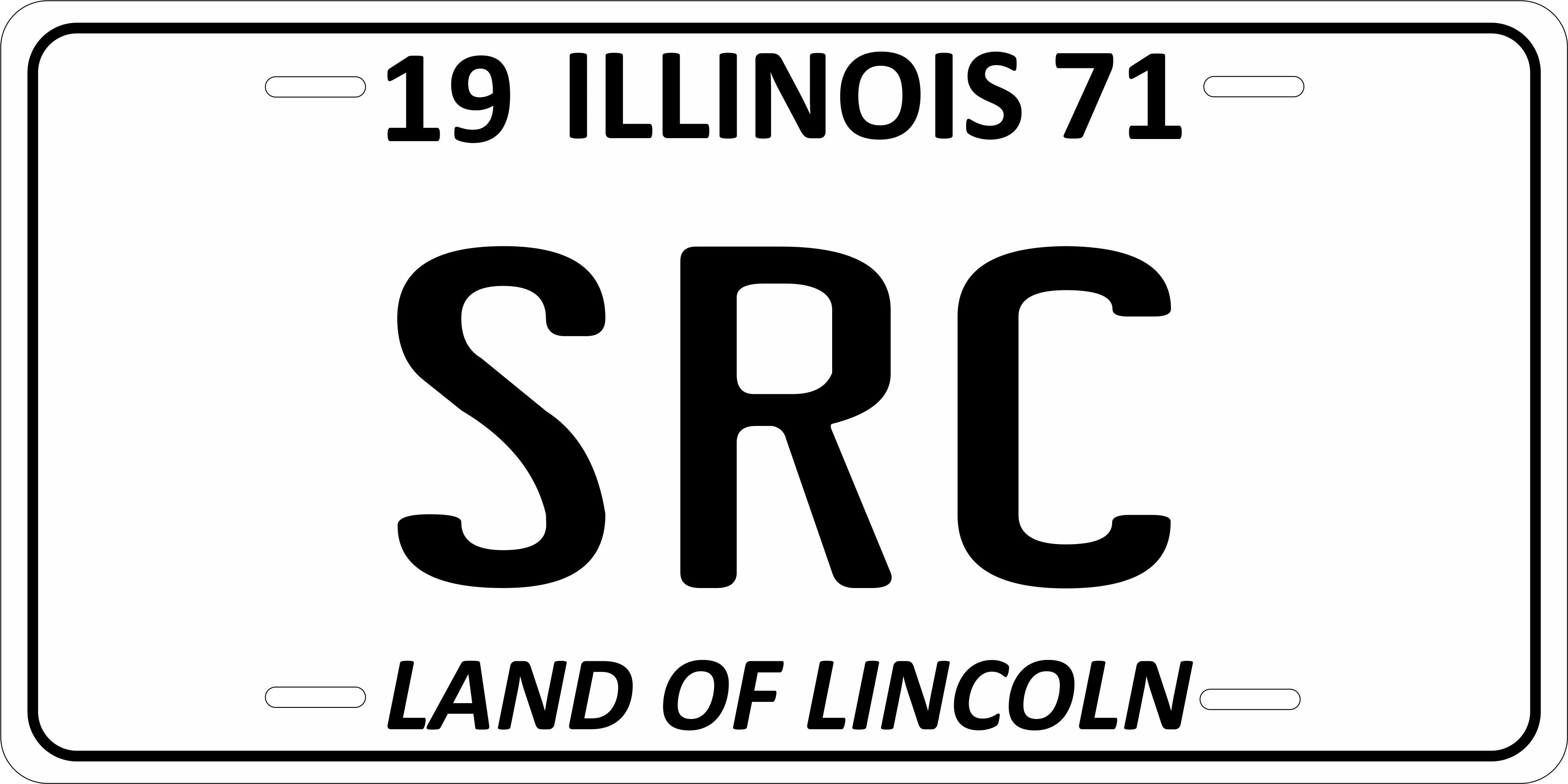 Illinois 1971 License Plate Personalized Novelty Fun Car Bike Motorcycle