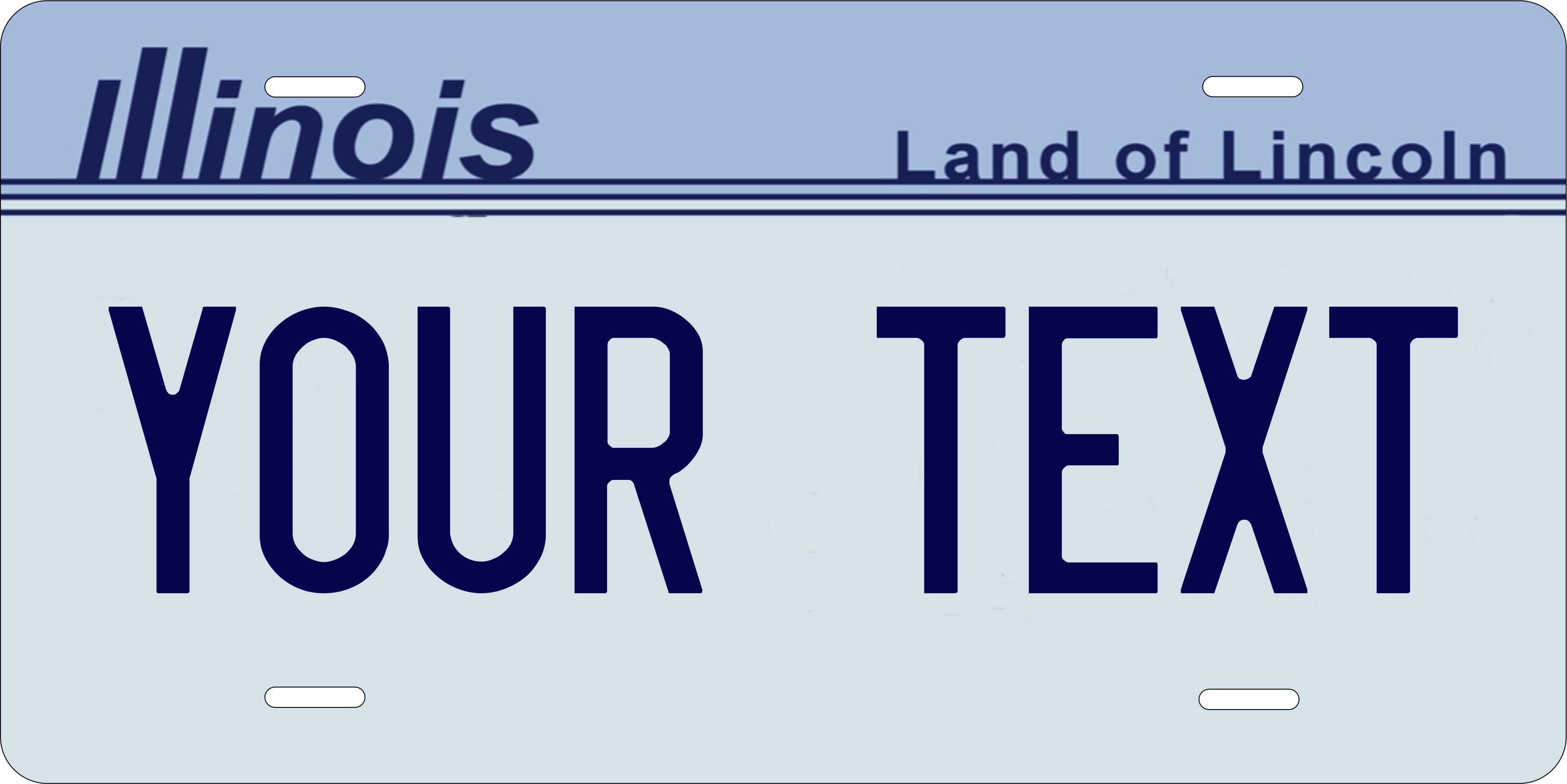 Illinois 1983 License Plate Personalized Novelty Fun Car Bike Motorcycle