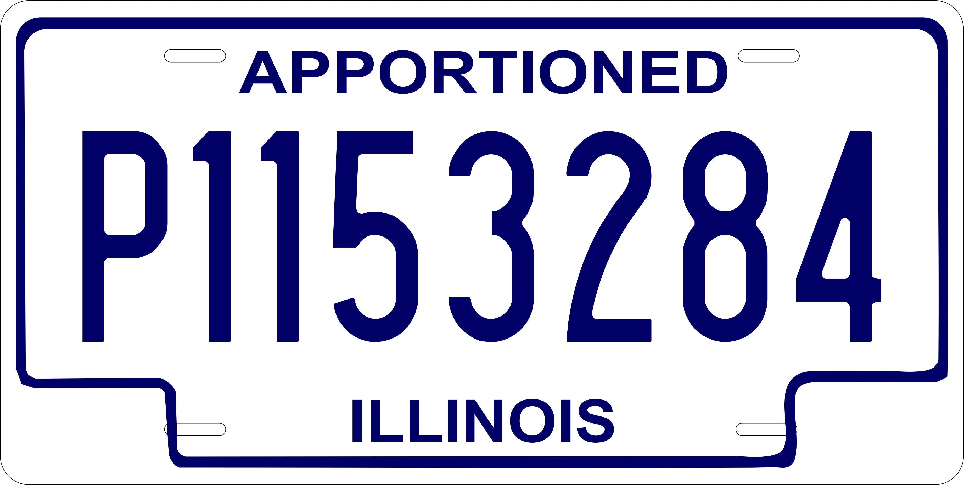 Illinois Apportioned Dealer License Plate personalized Novelty Fun Car Bike Motorcycle