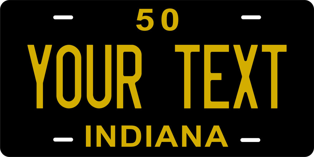 Indiana 1950 License Plate Personalized Novelty Fun Car Bike Motorcycle