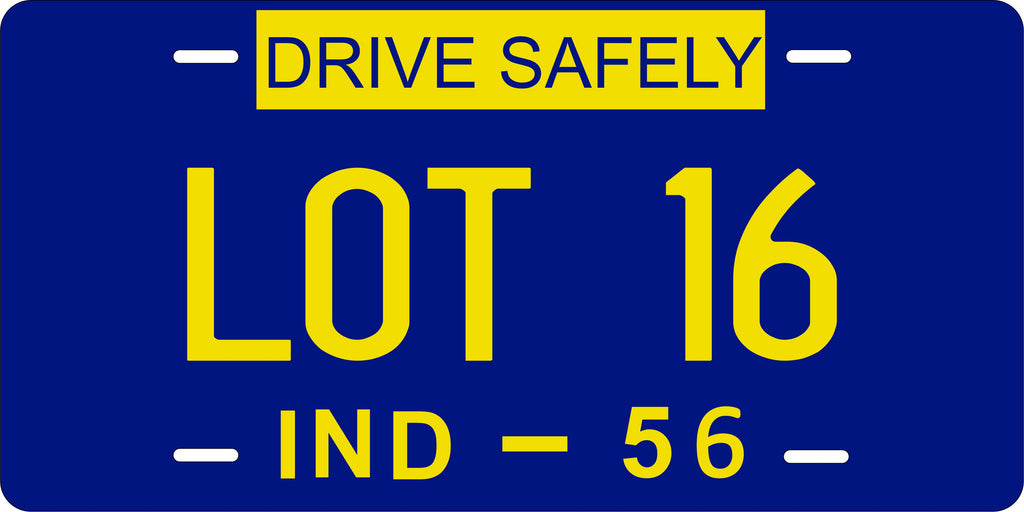 Indiana 1956 License Plate Personalized Novelty Fun Car Bike Motorcycle