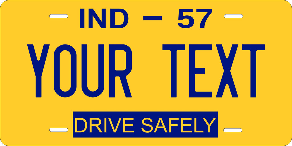 Indiana 1957 License Plate Personalized Novelty Fun Car Bike Motorcycle