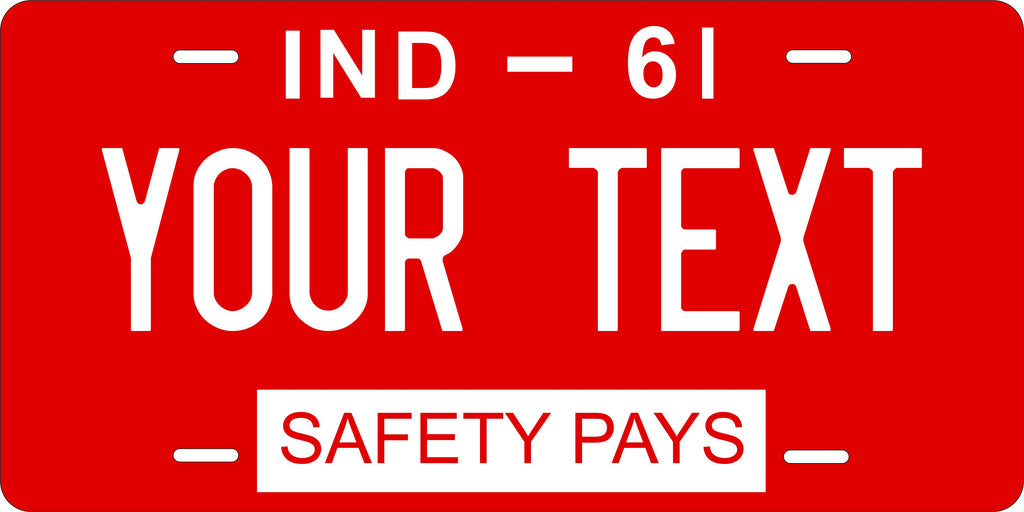 Indiana 1961 License Plate Personalized Novelty Fun Car Bike Motorcycle