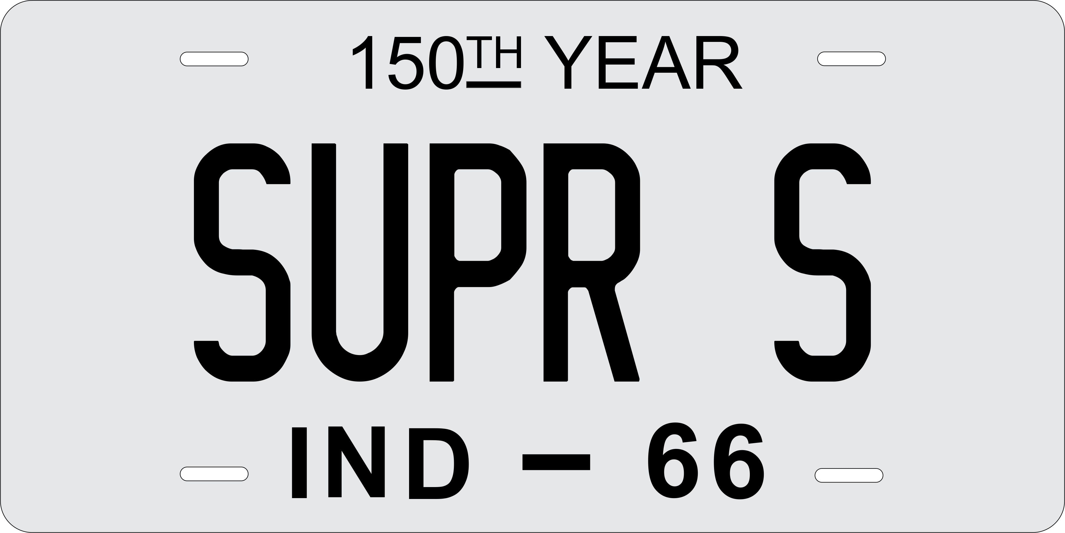 Indiana 1966 License Plate Personalized Novelty Fun Car Bike Motorcycle