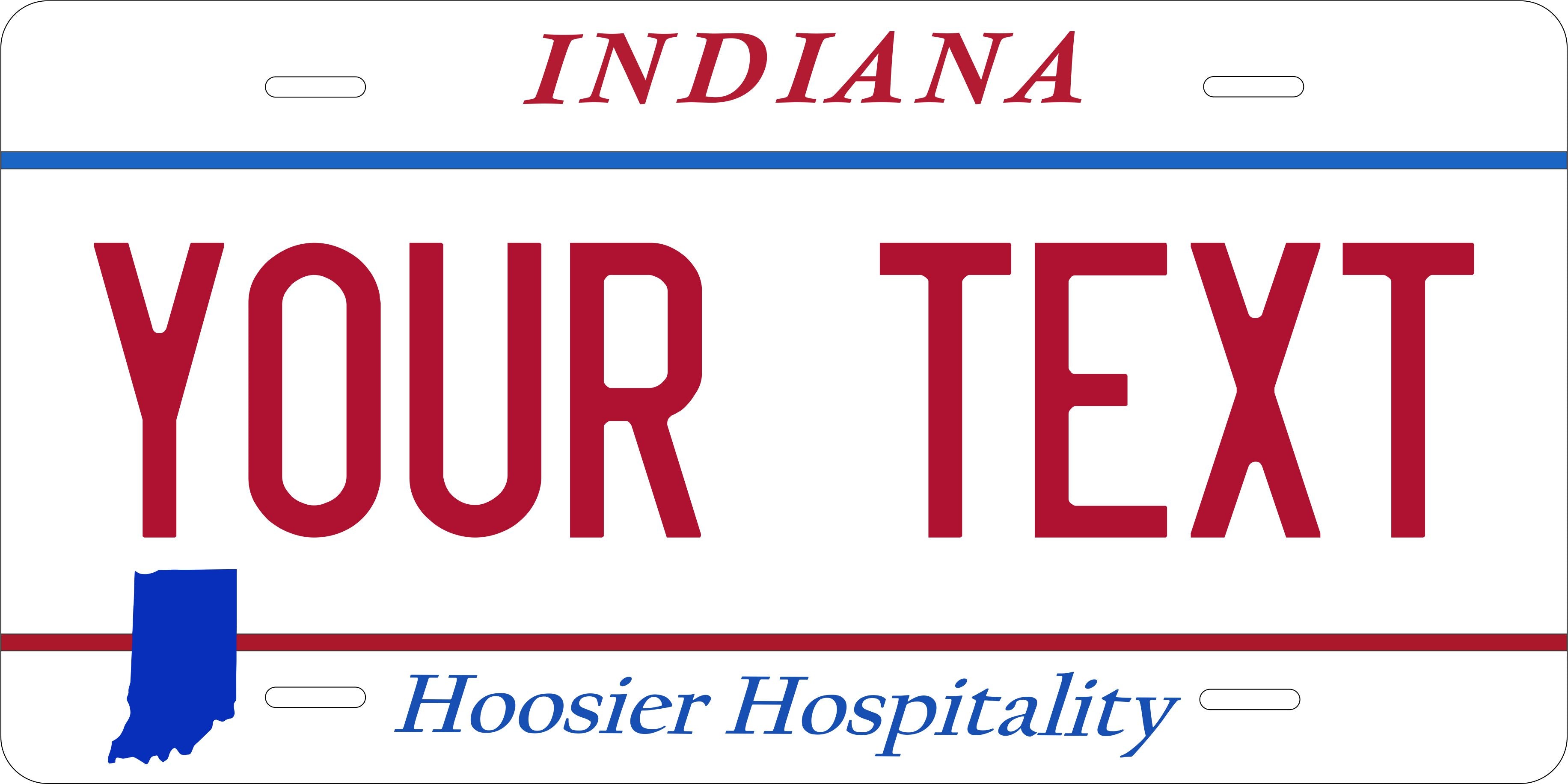Indiana 1990 License Plate Personalized Novelty Fun Car Bike Motorcycle