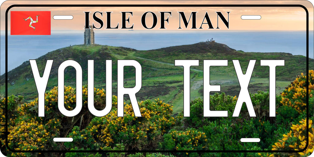 Isle of Man City License Plate personalized Novelty Fun Car Bike Motorcycle