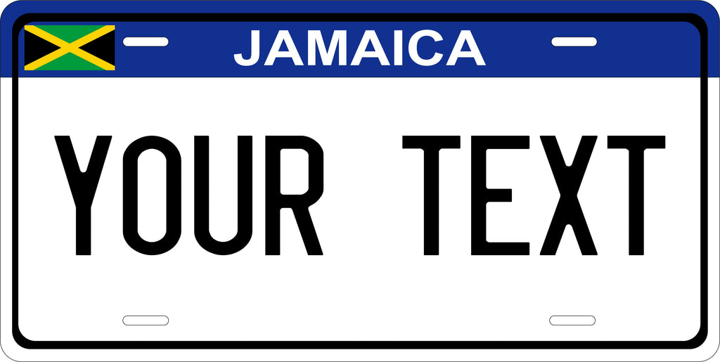 Jamaica Blue CARI License Plate Custom Novelty Car Bike Motorcycle