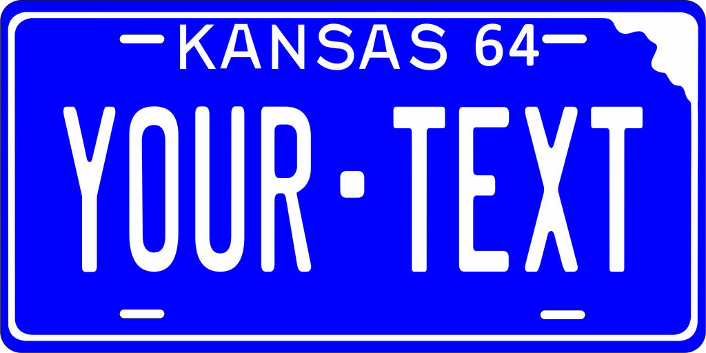 Kansas State 1964 License Plate Personalized Novelty Fun Car Bike Motorcycle