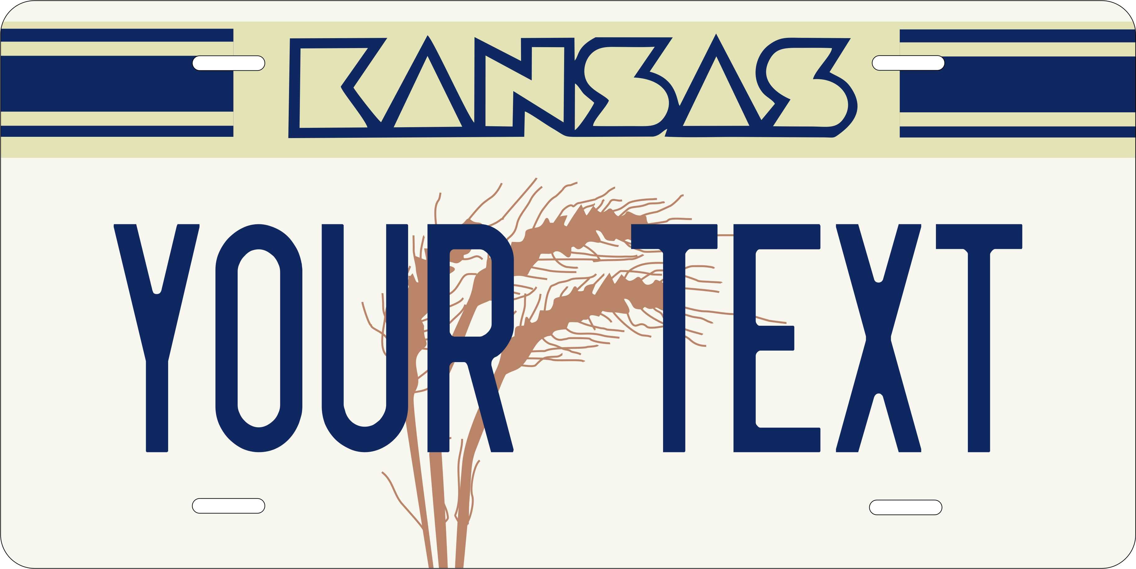 Kansas State 1988  License Plate Personalized Novelty Fun Car Bike Motorcycle