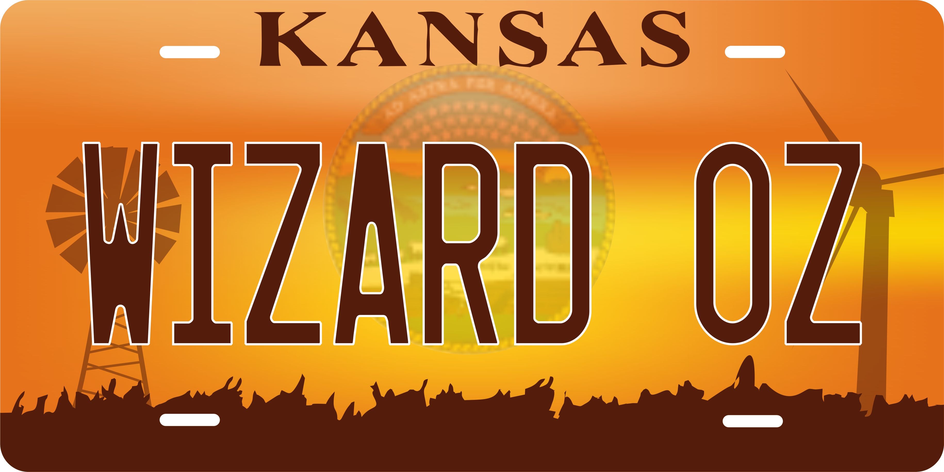 Kansas State Dawn License Plate Personalized Novelty Fun Car Bike Motorcycle