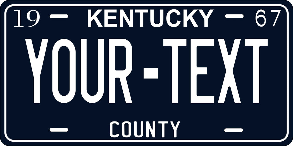 Kentucky 1967 License Plate Personalized Novelty Fun Car Bike Motorcycle