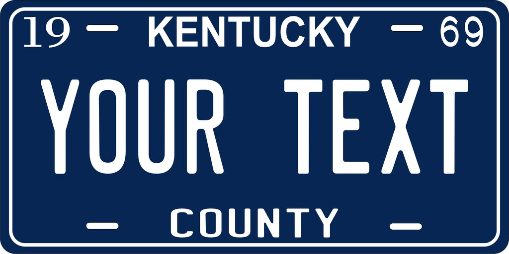 Kentucky 1969 License Plate Personalized Novelty Fun Car Bike Motorcycle