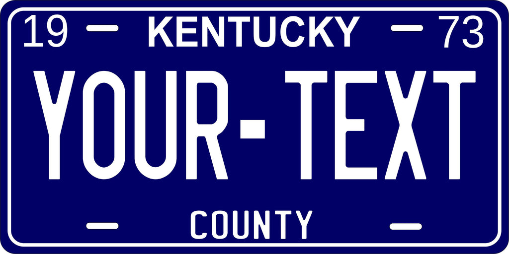 Kentucky 1973 License Plate Personalized Novelty Fun Car Bike Motorcycle
