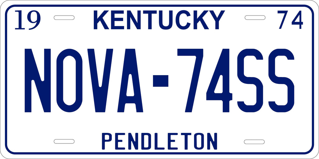 Kentucky 1974 License Plate Personalized Novelty Fun Car Bike Motorcycle