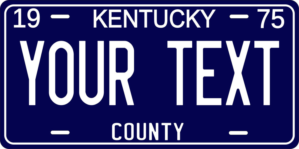 Kentucky 1975 License Plate Personalized Novelty Fun Car Bike Motorcycle