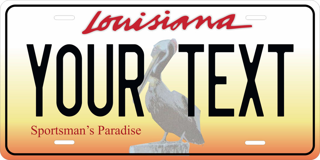 Louisiana 2005 License Plate Personalized Novelty Fun Car Bike Motorcycle