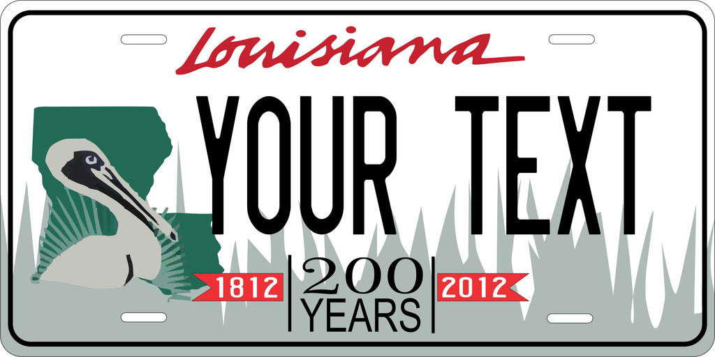 Louisiana 2011 License Plate Personalized Novelty Fun Car Bike Motorcycle