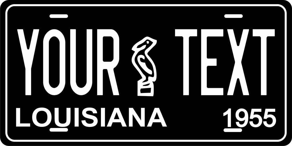 Louisiana 1955 License Plate Personalized Novelty Fun Car Bike Motorcycle