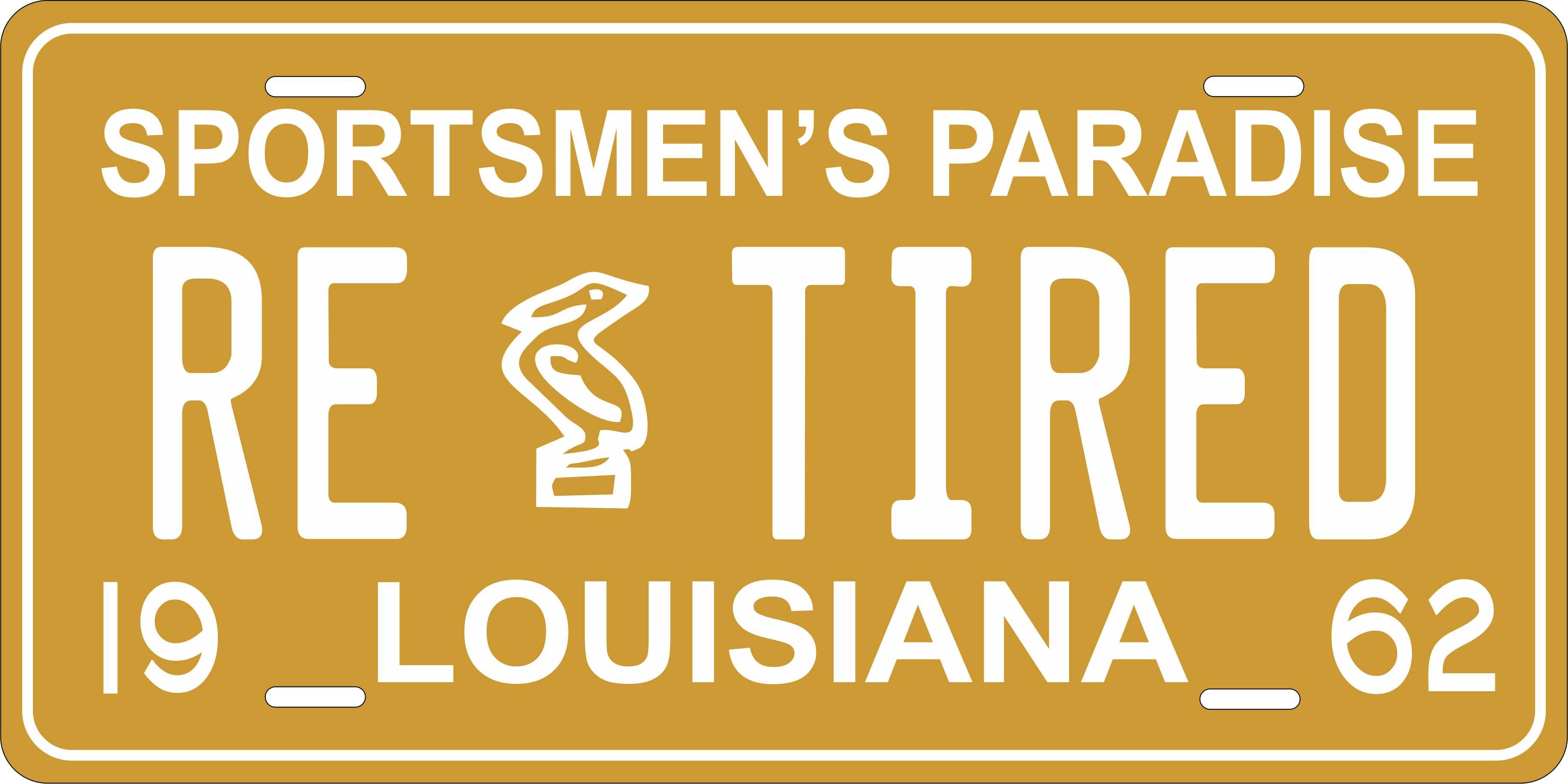 Louisiana 1962 License Plate Personalized Novelty Fun Car Bike Motorcycle