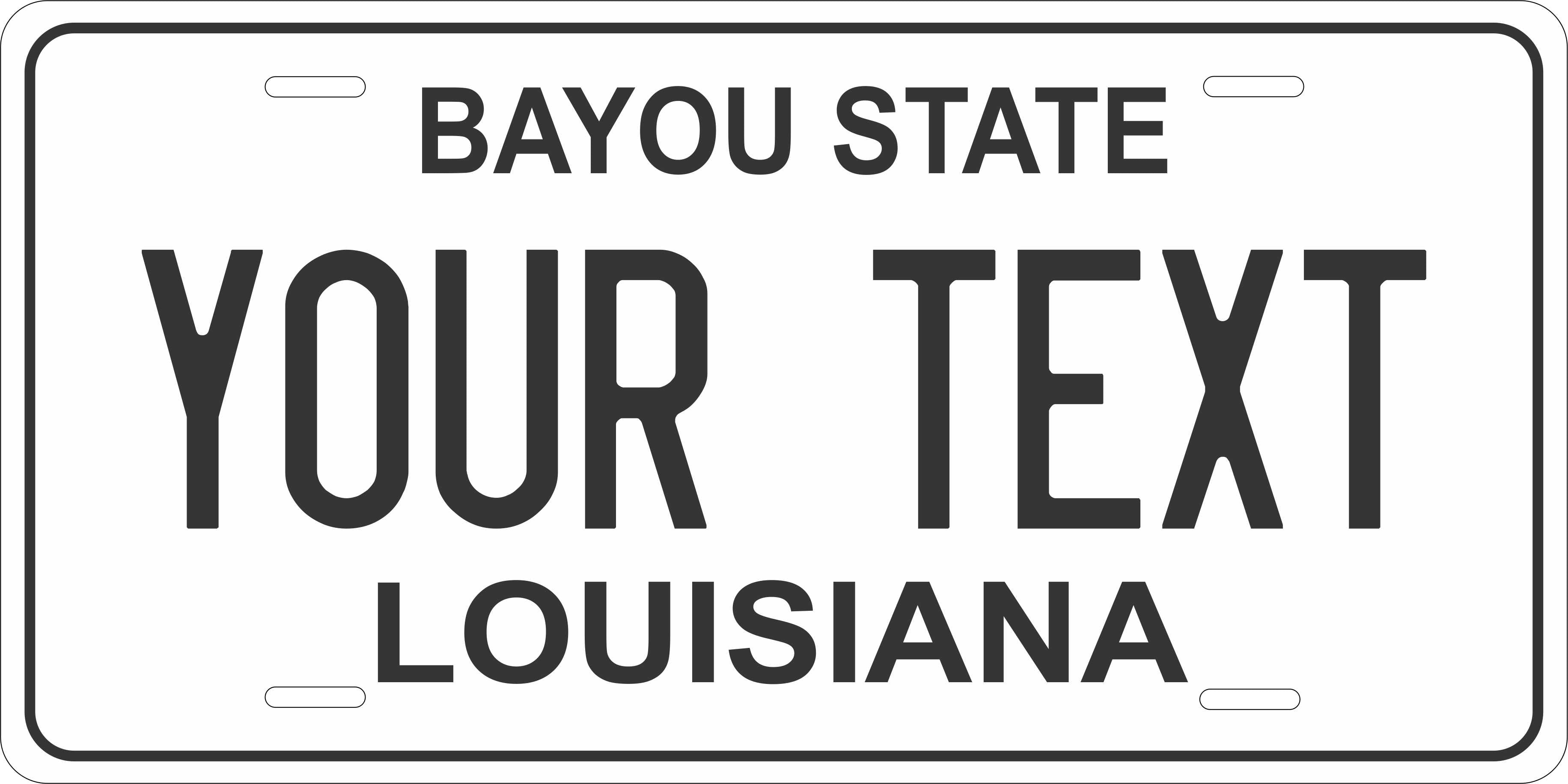 Louisiana 1977 License Plate Personalized Novelty Fun Car Bike Motorcycle