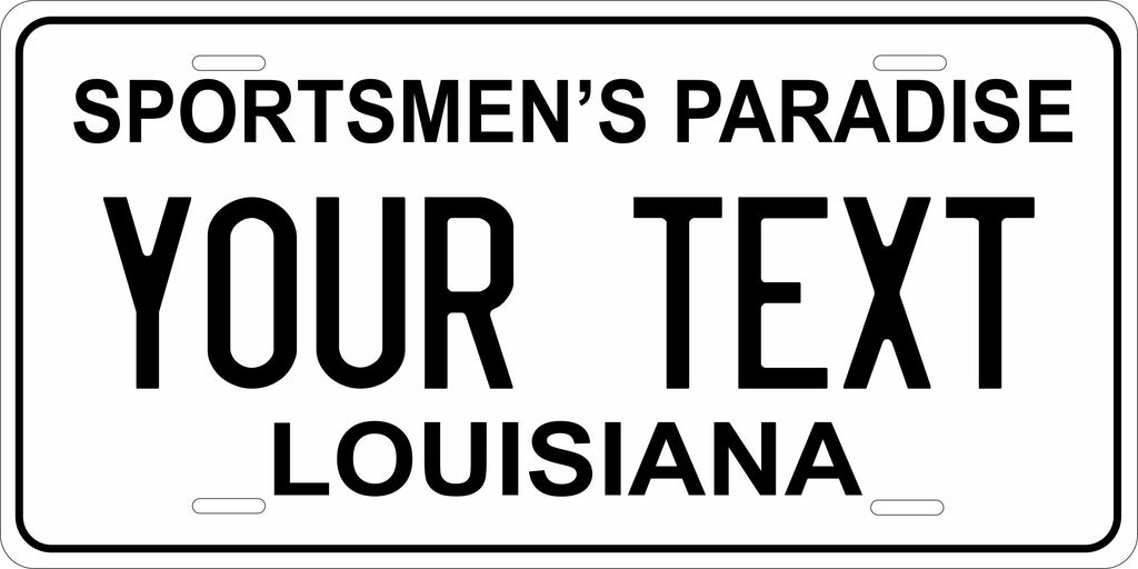 Louisiana 1980 License Plate Personalized Novelty Fun Car Bike Motorcycle