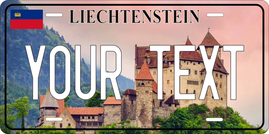 LIECHTENSTEIN city License Plate personalized Novelty Fun Car Bike Motorcycle