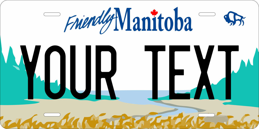 Manitoba 1997 Canada License Plate Personalized Novelty Fun Car Bike Motorcycle