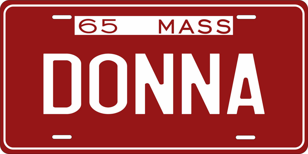 Massachusetts 1965 License Plate Yellow personalized Novelty Fun Car Bike Motorcycle