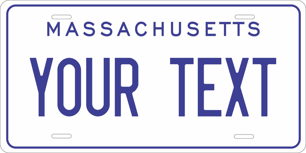 Massachusetts 1967-73 License Plate Yellow personalized Novelty Fun Car Bike Motorcycle