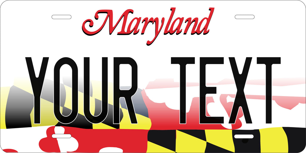 Maryland 2016 License Plate Personalized Novelty Fun Car Bike Motorcycle